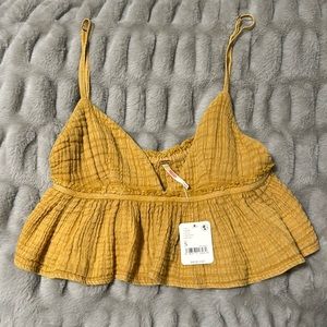 NWT free people cropped tank